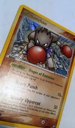 Hitmonchan 24/115 Pokemon EX Unseen Forces 2005 Reverse Holo Rare Stamped - LP - Image 4