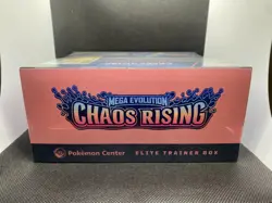 Chaos Rising Pokemon Center ETB Elite Trainer Box SEALED, IN HAND *TORN PLASTIC* - Image 5