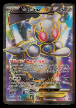 Magearna EX 110/114 Ultra Rare Steam Siege Pokemon Lightly Played - Image 1