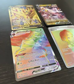 Pokemon TCG Lot x4 Zamazenta V Duraludon V Orbeetle VMAX Beauty Holo Cards - Image 5