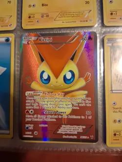 Pokemon TCG Mixed Card Lot Of 9, Victini Holo - Image 2