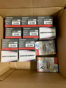 LOT OF 12 Pokemon Scarlet & Violet Prismatic Evolution Booster Bundle SEALED NEW - Image 1