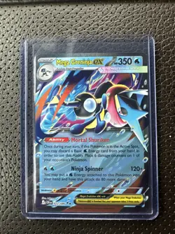 Mega Greninja ex 22/86 Double Rare Pokemon Chaos Rising ME04 NM - Image 1