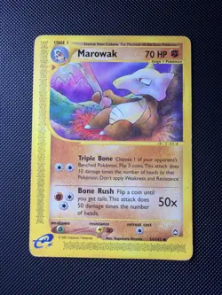 Marowak - Non-Holo - Aquapolis 54/147 - Pokemon TCG - VINTAGE LP - Image 1