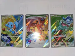 Pokemon TCG First Partner Illustration Collection Gen 1 Kanto Starters Promo NM - Image 1