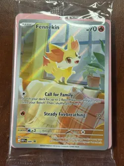 Fennekin 080 Sealed Chaos Rising Pokemon Promo Card Illustration Rare - Image 1