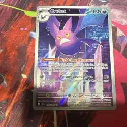 Pokemon Crobat 093/086 2026 Holo Rare Stage 2 130 HP English Card - Image 2