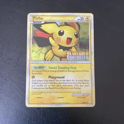 Pichu 28/123 Pokemon TCG Heartgold & Soulsilver Prerelease Promo - Image 1