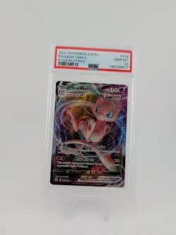 Pokemon Mew VMAX 114/264 Fusion Strike Ultra Rare Holo Full Art PSA 10 - Image 1