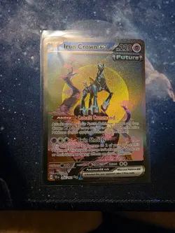 Pokemon Iron Crown EX Temporal Forces #206/162 SIR, NM Condition - Image 1