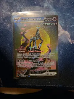 Pokemon Iron Crown EX Temporal Forces #206/162 SIR, NM Condition - Image 2