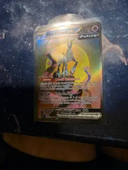 Pokemon Iron Crown EX Temporal Forces #206/162 SIR, NM Condition - Image 3