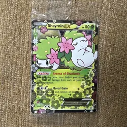 Pokemon 2016 Shaymin EX XY148 Black Star Promo Sealed - Image 1