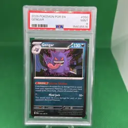 2026 POKEMON POR EN-PERFECT ORDER #050 GENGAR PSA 9 MINT - Image 1