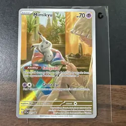 Mimikyu 075 Pokemon Scarlet & Violet Black Star Promo Card Holo NM C - Image 1