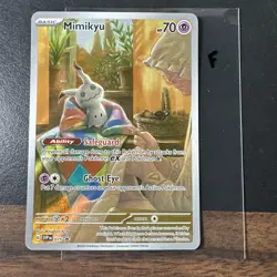 Mimikyu 075 Pokemon Scarlet & Violet Black Star Promo Card Holo NM F - Image 1
