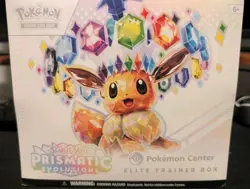 Pokemon Scarlet & Violet Prismatic Evolutions Elite Trainer Box Booster Eevee - Image 3