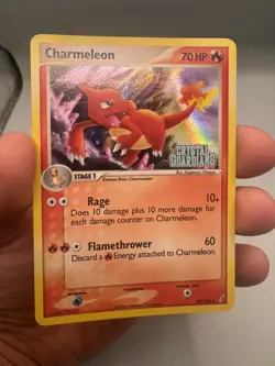 Charmeleon 29/100 Crystal Guardians Reverse Holo Stamped Pokemon TCG LP - Image 1