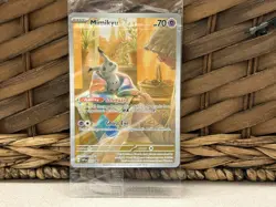 Pokemon TCG Mimikyu Scarlet & Violet SVP 075 Holo Promo Card Sealed, Near Mint - Image 1