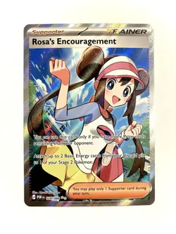 Rosa's Encouragement 114/088 Perfect Order Full Art Ultra Rare Pokemon TCG NM - Image 1