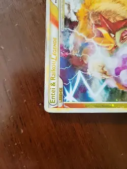 DMG! Entei & Raikou Legende 90/95 HGSS Dechainement Carte Pokemon FRENCH - Image 2