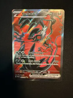 Yveltal ex Full Art Ultra Rare Card Perfect Order 105/088 Pokemon TCG - Image 1