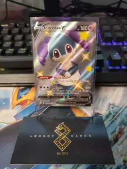 Indeedee V SV114/SV122 - Shining Fates: Shiny Vault - Pokemon TCG (NM) - Image 1