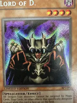 Yu-Gi-Oh! Lord of D. Secret Rare Holo Effect BPT-004 2002 Collectors Tin Ltd Raw - Image 2