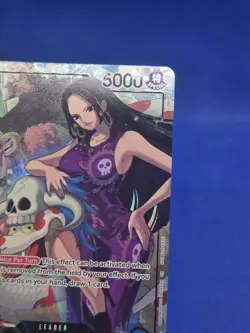 One Piece 2025 PSA Magazine Promo Boa Hancock OP07-038 Alternate Alt Leader NM - Image 4