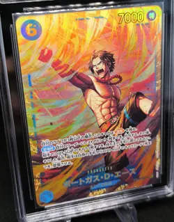 Carte Bandai One Piece OP13-119 Portgas D Ace - 10 Gemmint CCG - Jap 🇯🇵 - Image 3