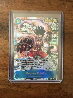 One Piece TCG Monkey.D.Luffy Manga Rare English OP11-118 - Image 1