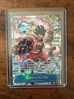 One Piece TCG Monkey.D.Luffy Manga Rare English OP11-118 - Image 3