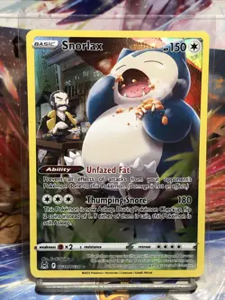 Snorlax (Holofoil) SWSH11: Lost Origin Trainer Gallery TG10/TG30 UR Pokemon TCG - Image 1