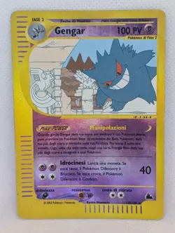 Gengar 10/144 Skyridge Reverse Holo Ultra Rare Pokemon TCG Nintendo ITALIAN MP - Image 1