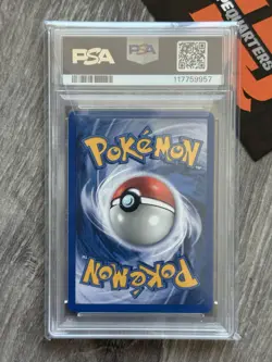 Dark Dragonite Pokemon Team Rocket NON HOLO 22/82 Regular Rare PSA5 - Image 2