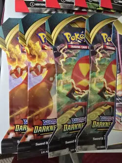 Scarlet And Violet Pokemon 20× Packs LOT SWSH, Paldean Evolved Sealed Blisters - Image 3