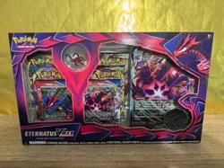 Pokemon TCG: Eternatus VMAX Premium Collection Pin Box - Factory Sealed - Image 1