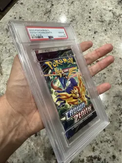 PSA 10 GEM MINT 2023 Pokemon Crown Zenith Foil Pack Authentic Sealed English - Image 3