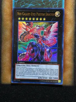Yugioh Neo Galaxy-Eyes Photon Dragon GAOV-EN041 Ultra Rare 1st Ed NM - Image 1