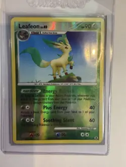 Pokemon TCG Leafeon 45/111 Rising Rivals Reverse Holo 2009 - Image 2