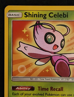 2017 Pokemon Black Star Promo Shining Celebi #SM79 EX-NM - Image 2
