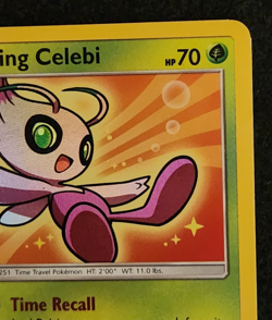 2017 Pokemon Black Star Promo Shining Celebi #SM79 EX-NM - Image 3