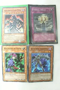 KONAMI YU-GI-OH CARDS Lot Of 40 INCLUDES HOLO'S, 1ST & LIMITED EDITIONS 1996 - Image 3