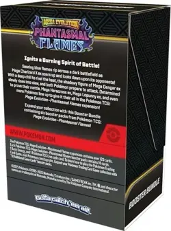 Pokemon TCG: Mega Evolution—Phantasmal Flames Booster Bundle - Sealed - Image 3