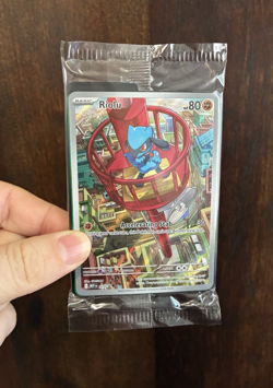 Riolu Full Art, Pokemon SEALED, Mega Evolution, Black Star Promo Rare, MEP010 - Image 2