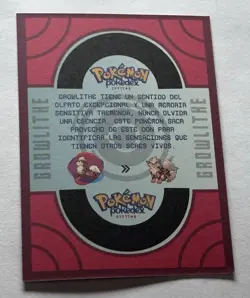 Growlithe PERU Pokedex Edition Pokemon Card (#058) - Image 2