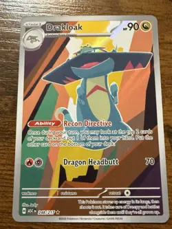 Drakloak 248/217 Illustration Rare Holo Ascended Heroes Pokemon TCG NM - Image 1