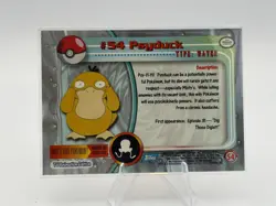 1999 Topps Pokemon TV Animation Series 1 Psyduck #54 Blue Logo Non Holo - Image 2
