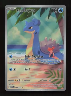 Misty's Lapras 194/182 Illustration Rare Destined Rivals Pokemon Near Mint - Image 1