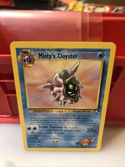 Pokemon TCG Misty's Cloyster Gym Heroes 29/132 Rare WOTC LP-NM - Image 3
